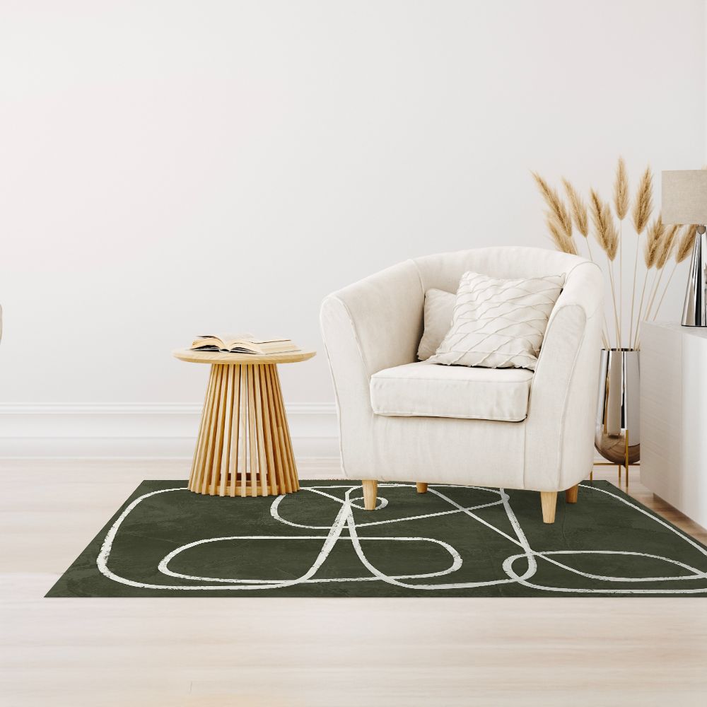 Tapis n°426 Lignes ondulées modernes