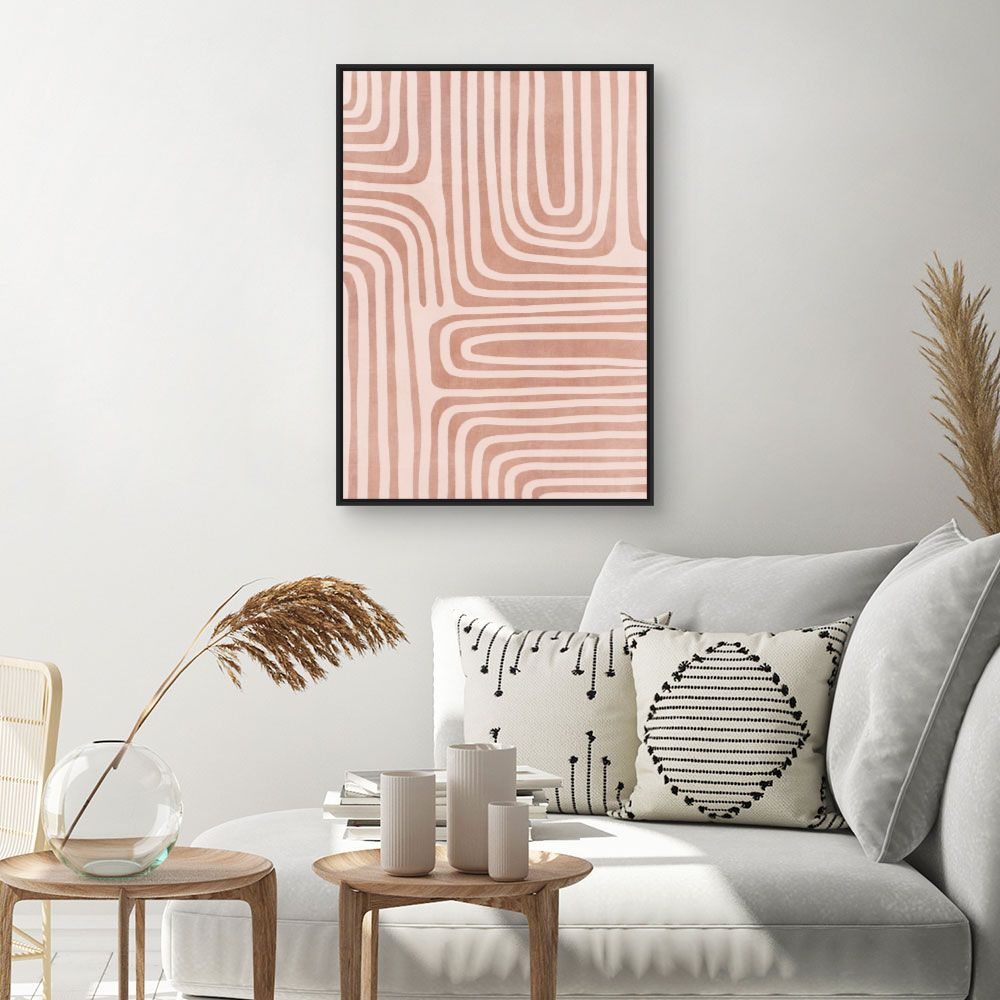 Tableau Lignes ondulées