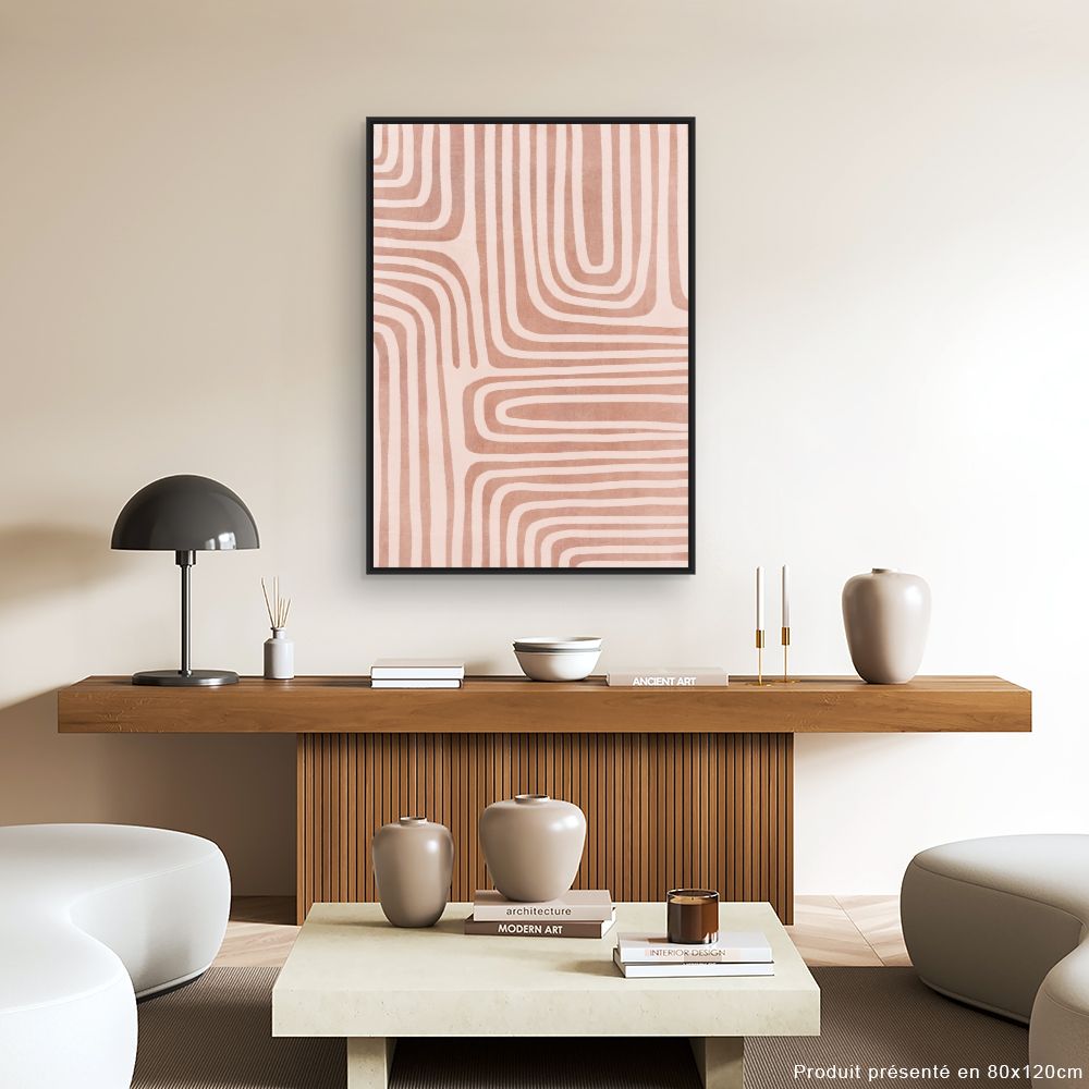 Tableau Lignes ondulées