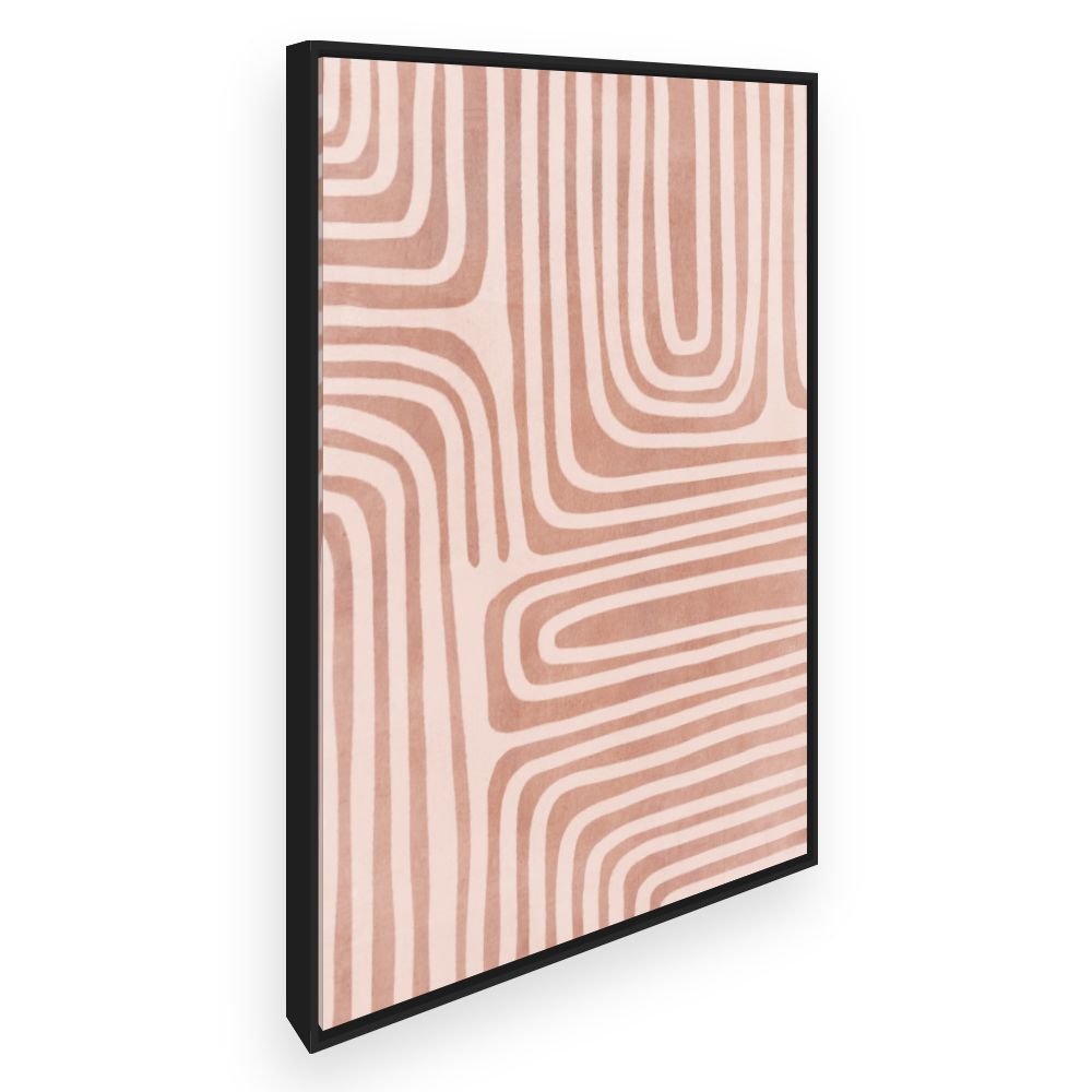 Toile Lignes ondulées