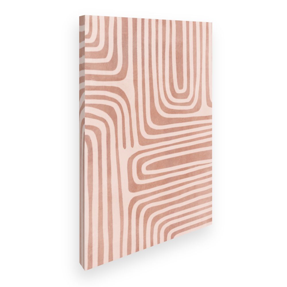 Toile Lignes ondulées