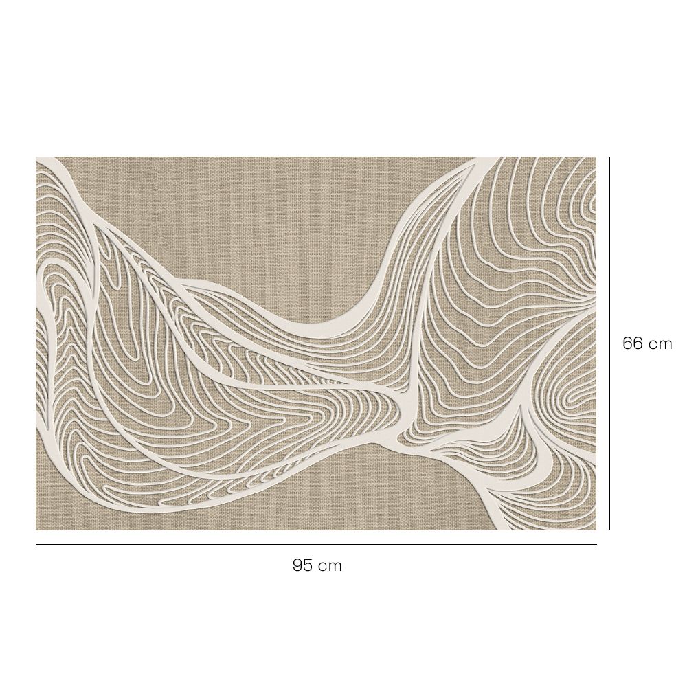 Tapis n°429 Motifs ondulés élégants