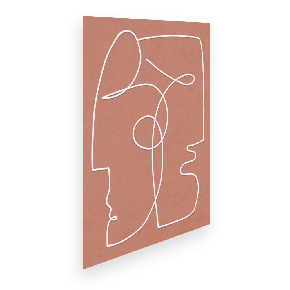 Affiche Ligne artistique épurée