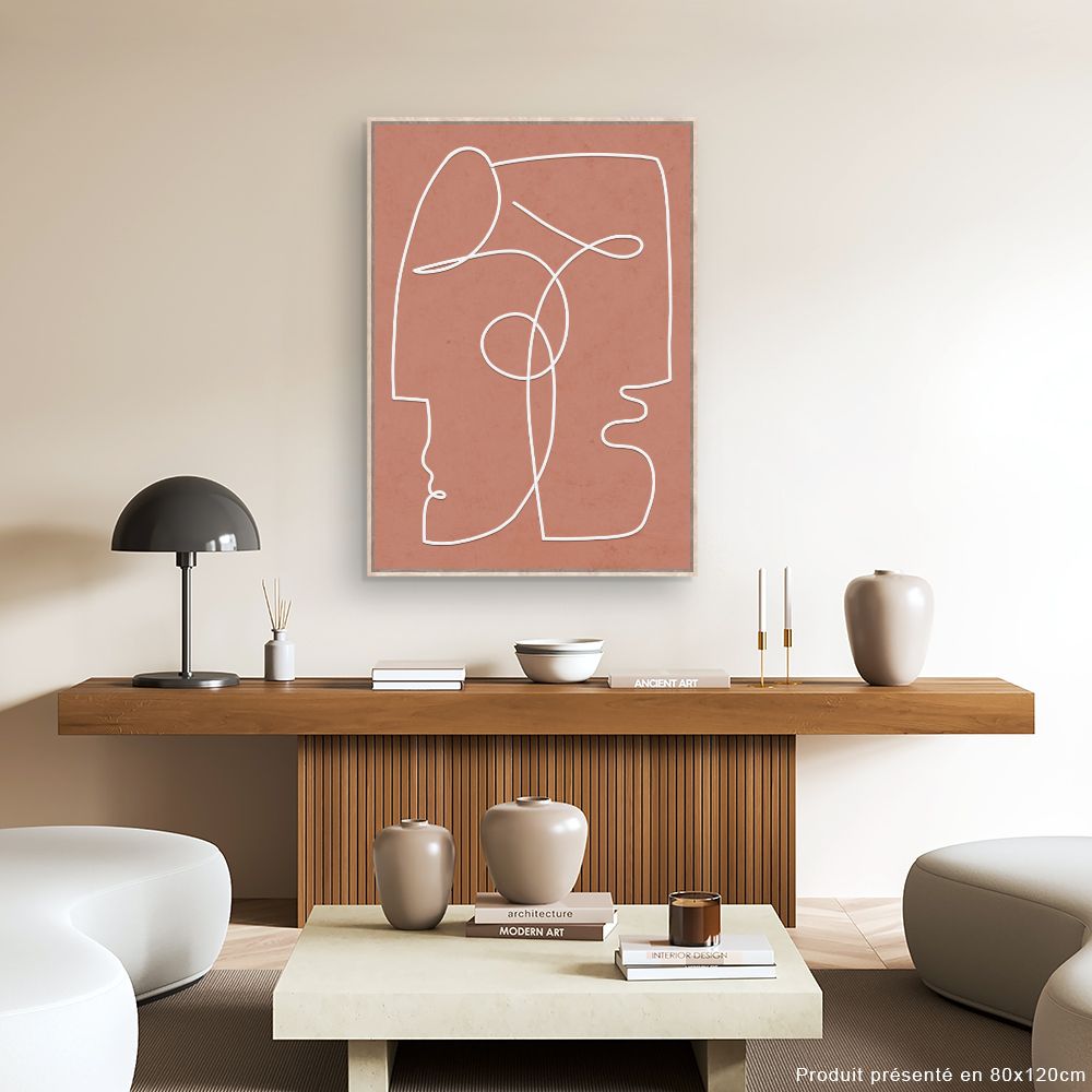 Tableau Lignes abstraites élégantes
