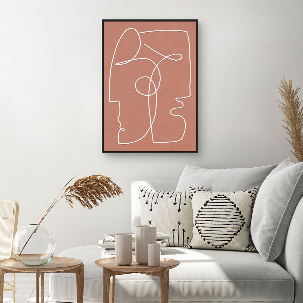 Tableau Lignes abstraites élégantes