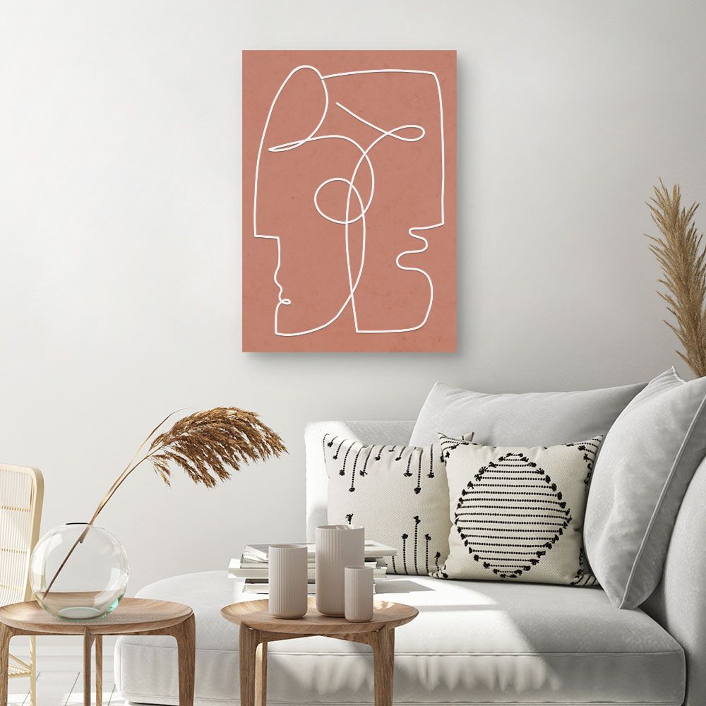 Tableau Lignes abstraites élégantes
