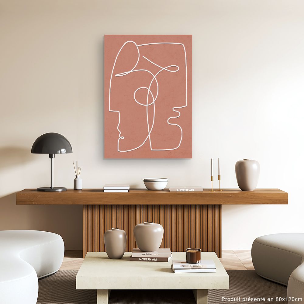 Tableau Lignes abstraites élégantes
