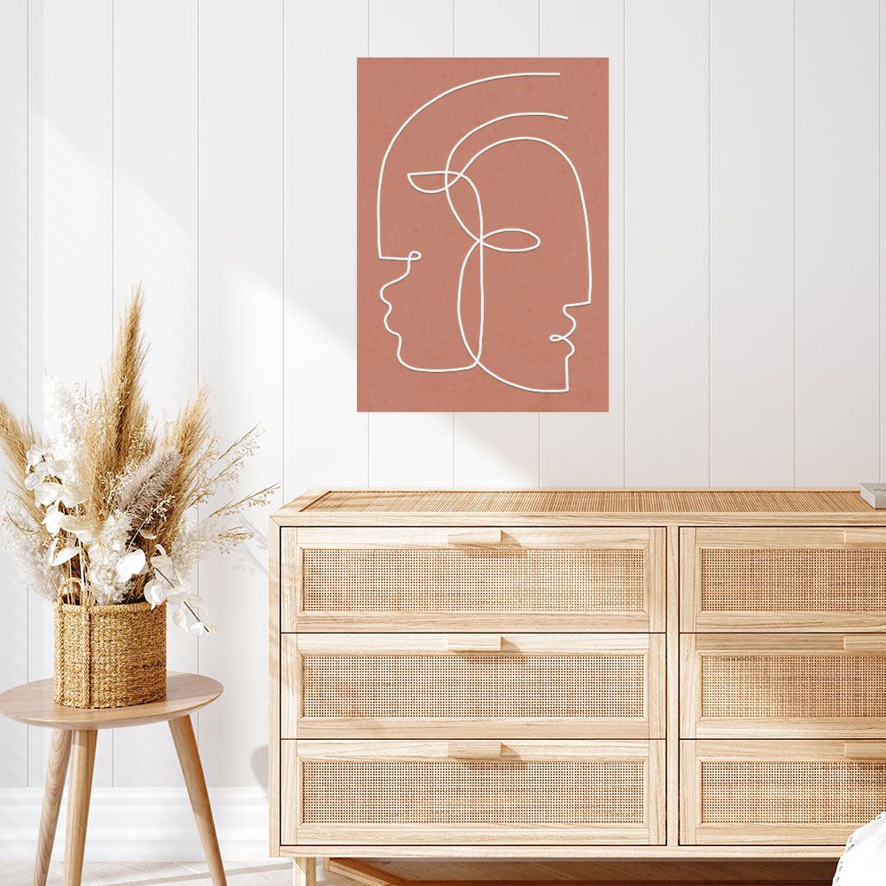 Affiche Visages en fil