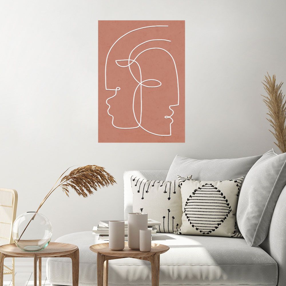 Affiche Visages en fil