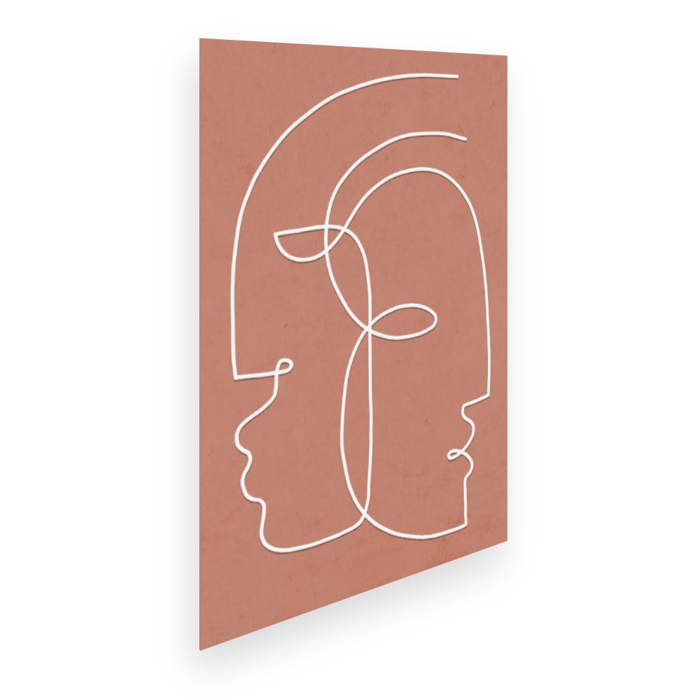 Affiche Visages en fil