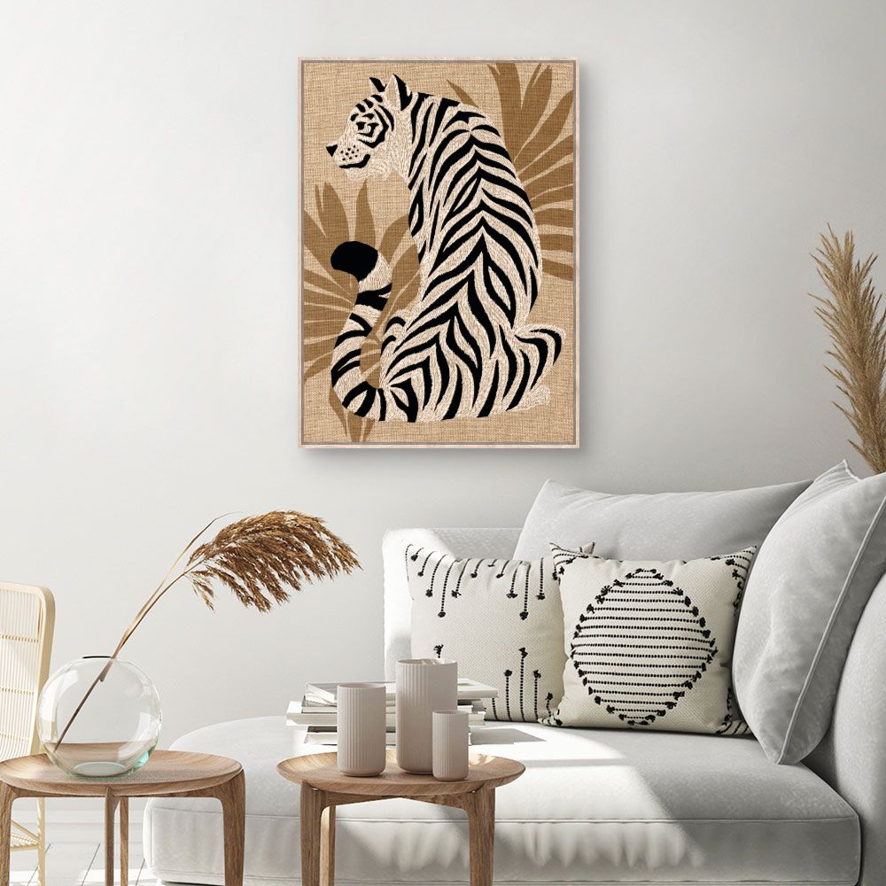 Tableau Zèbre exotique