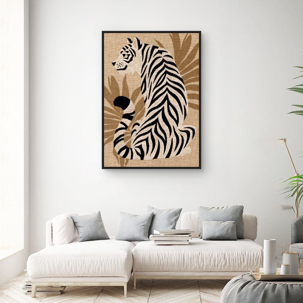Tableau Zèbre exotique