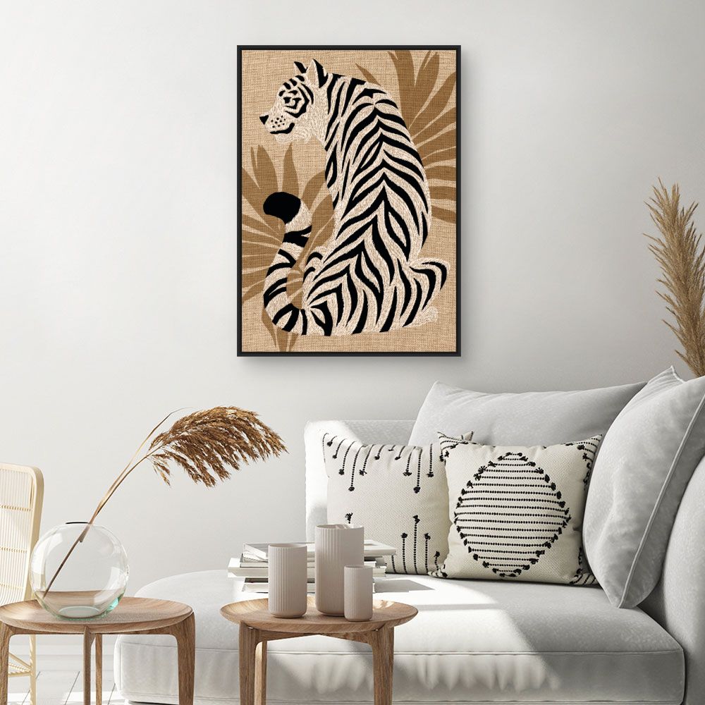 Tableau Zèbre exotique