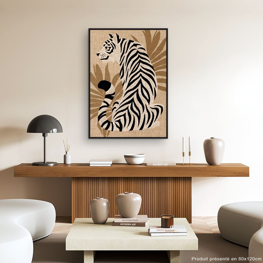 Tableau Zèbre exotique