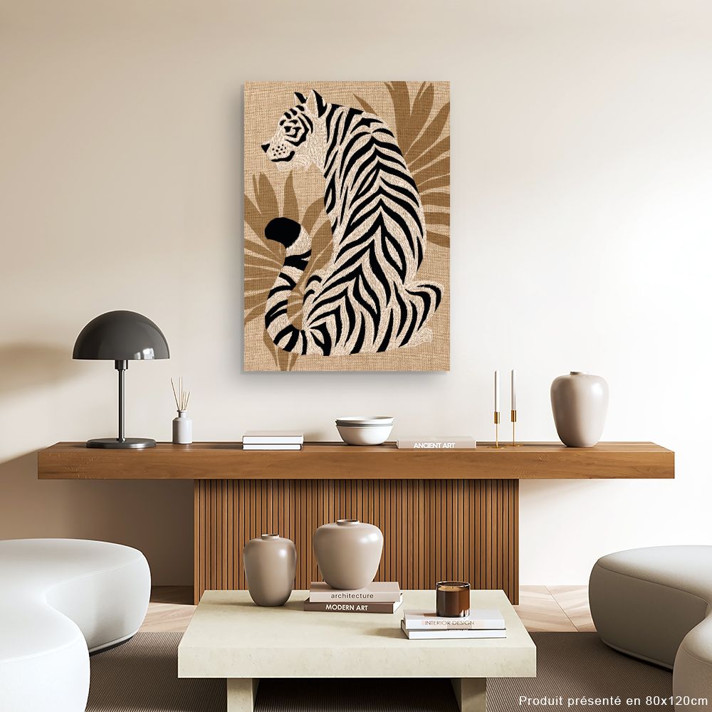 Tableau Zèbre exotique