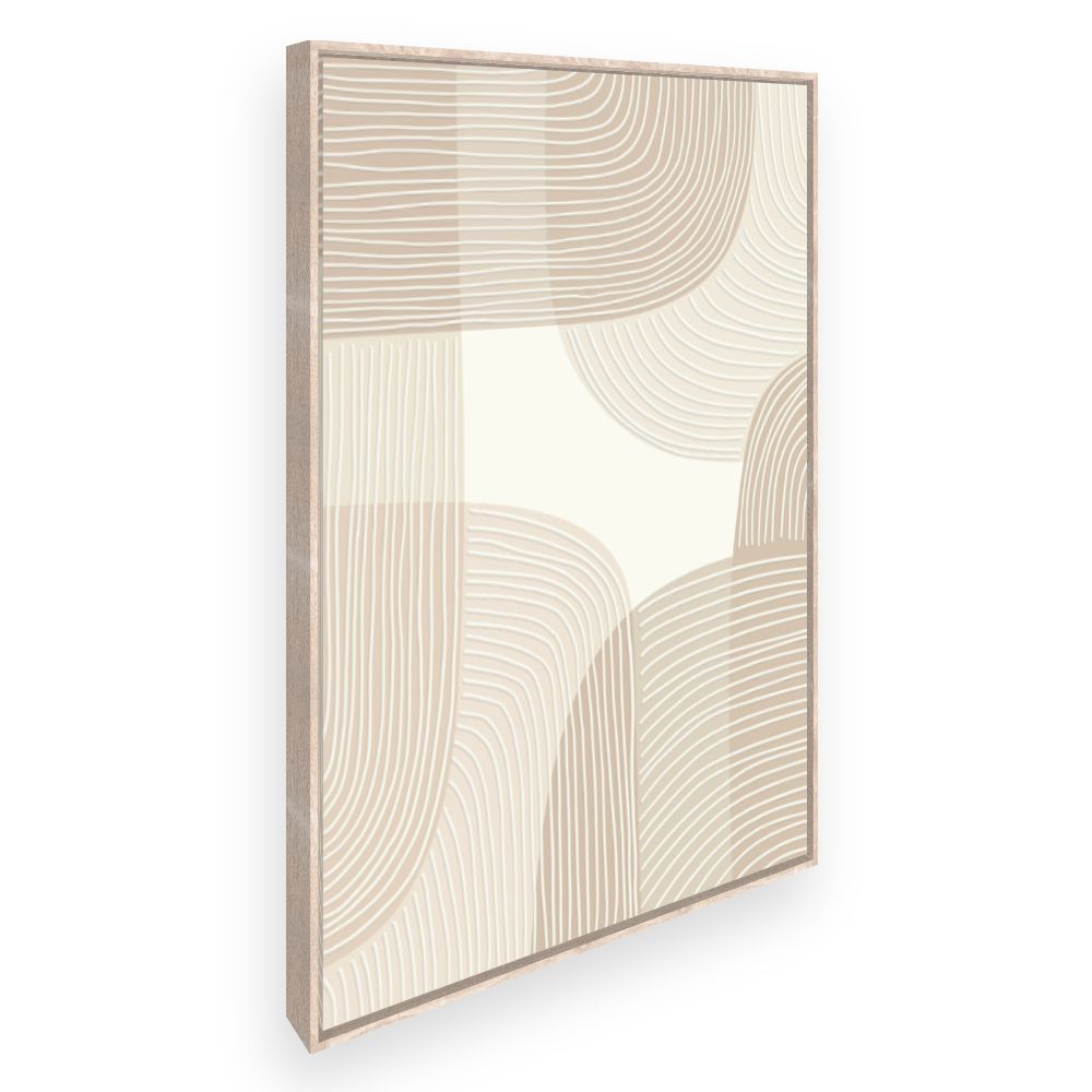 Toile Courbes élégantes