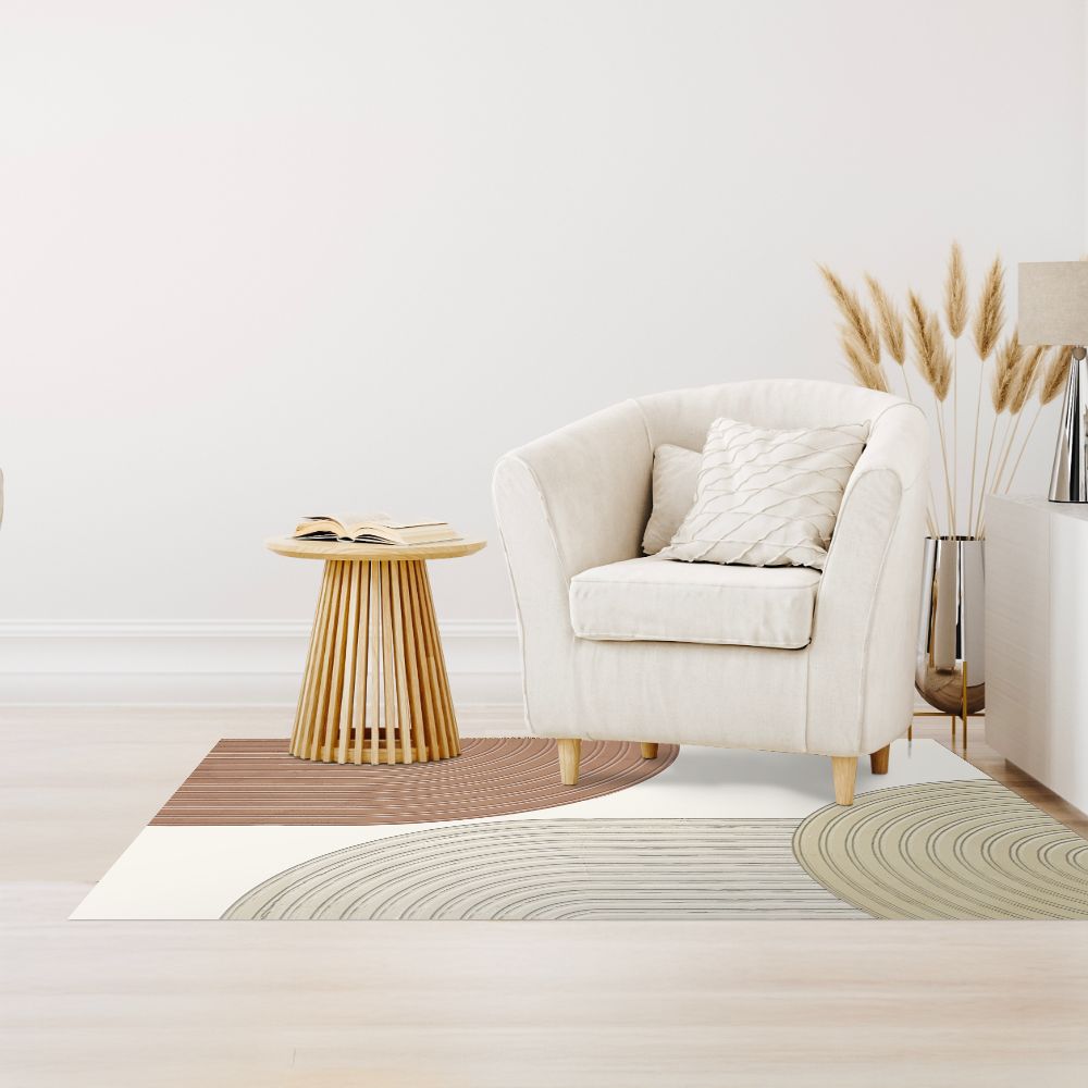 Tapis n°431 Cercles texturés subtils