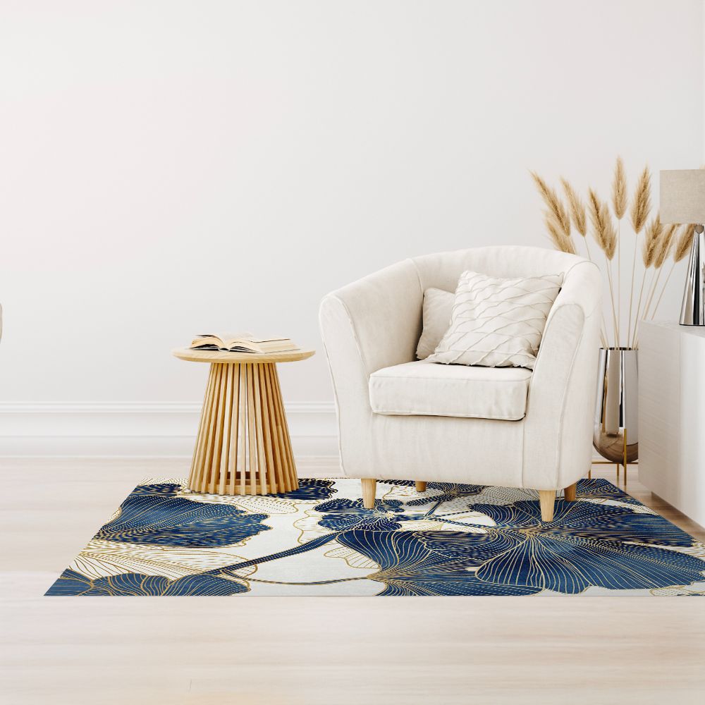 Tapis n°436 Feuilles sophistiquées
