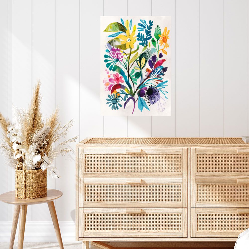 Affiche Fleurs vibrantes