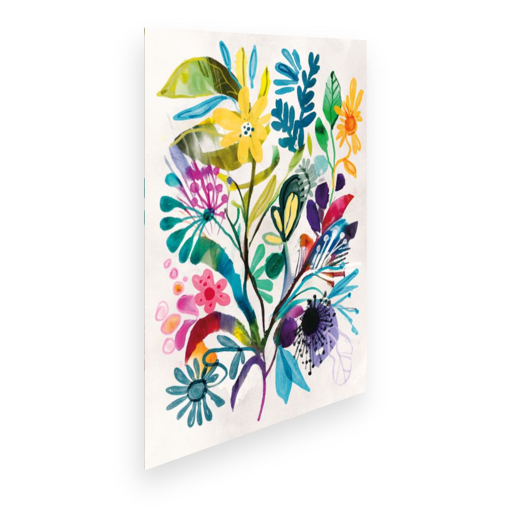 Affiche Fleurs vibrantes