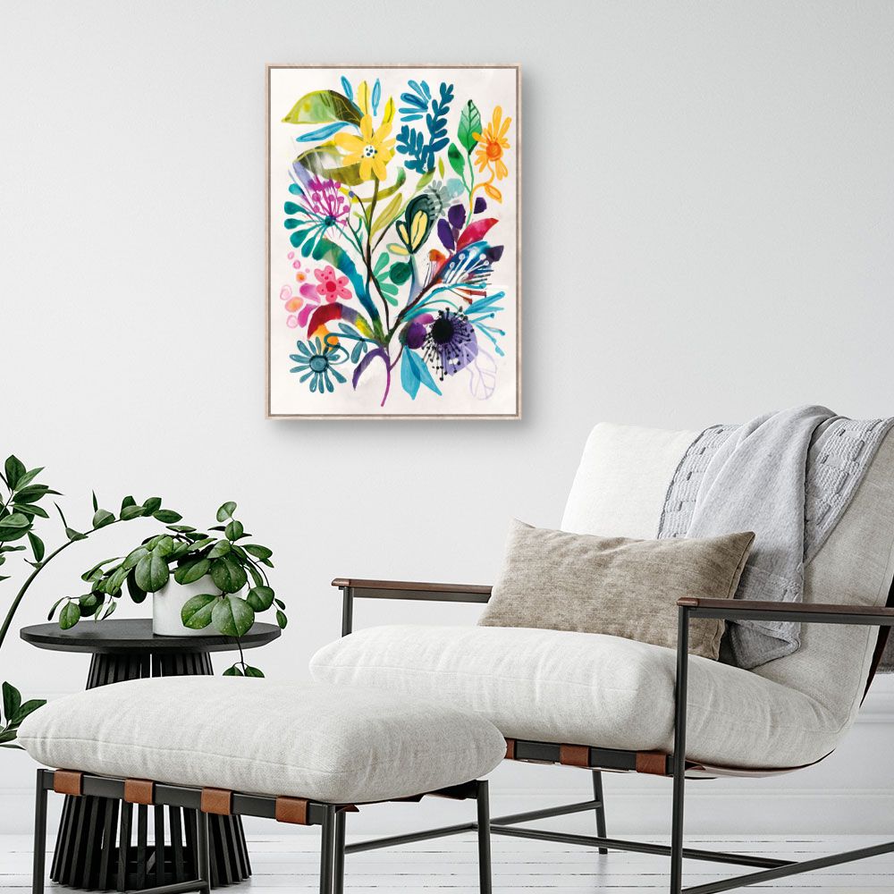 Tableau Fleurs vibrantes