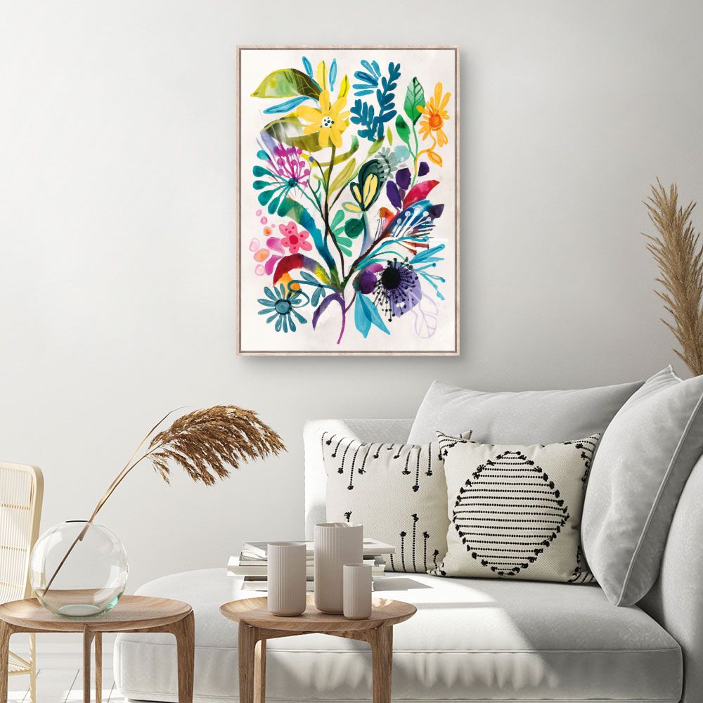 Tableau Fleurs vibrantes