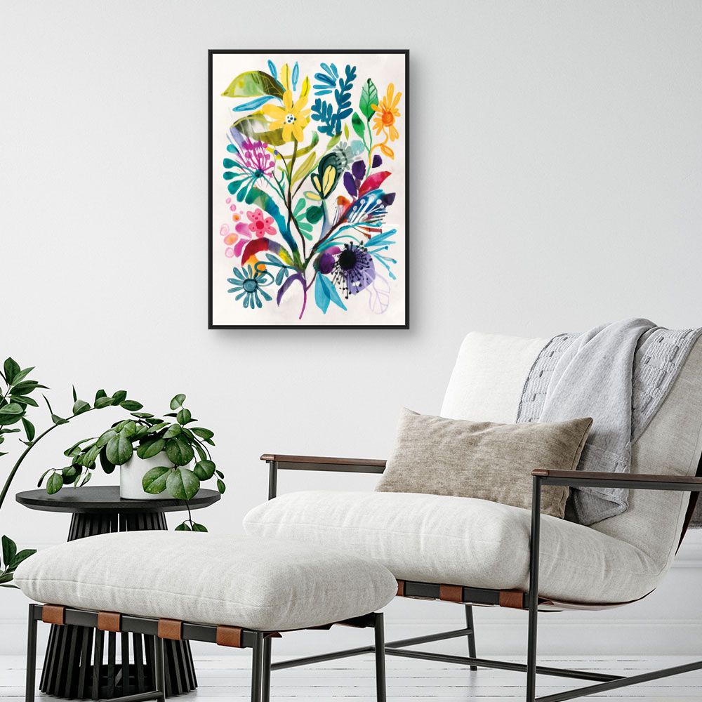 Tableau Fleurs vibrantes