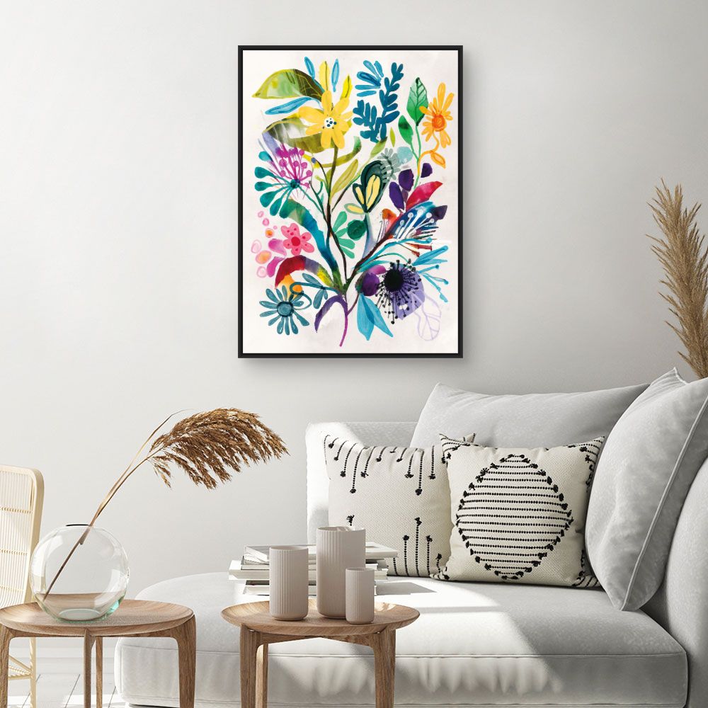 Tableau Fleurs vibrantes