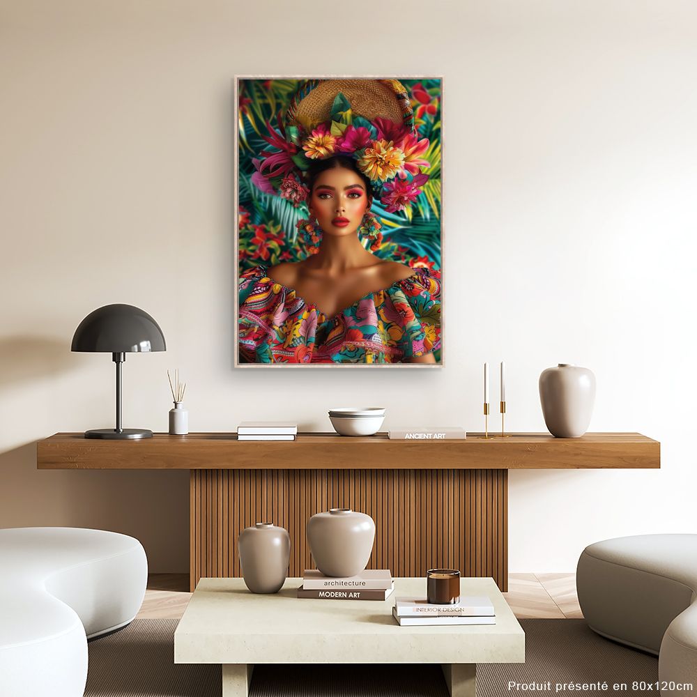 Tableau Exubérance florale