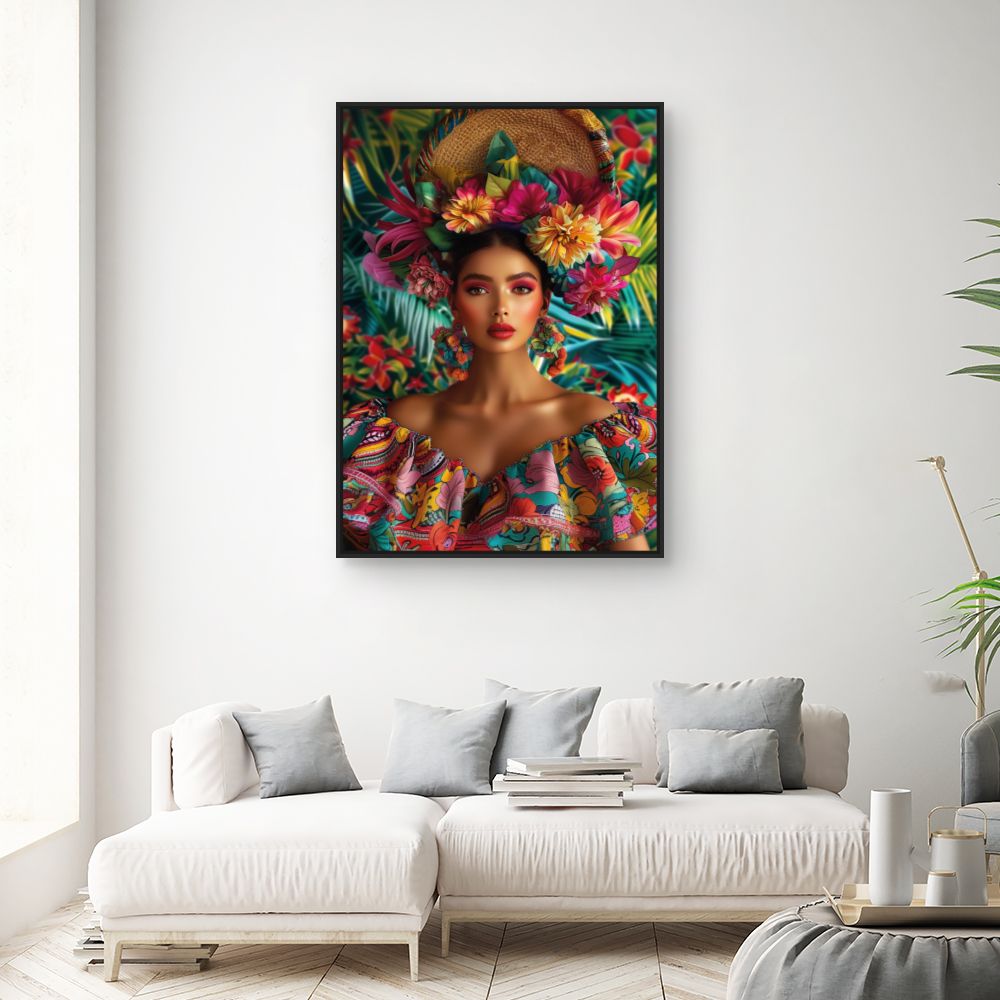 Tableau Exubérance florale