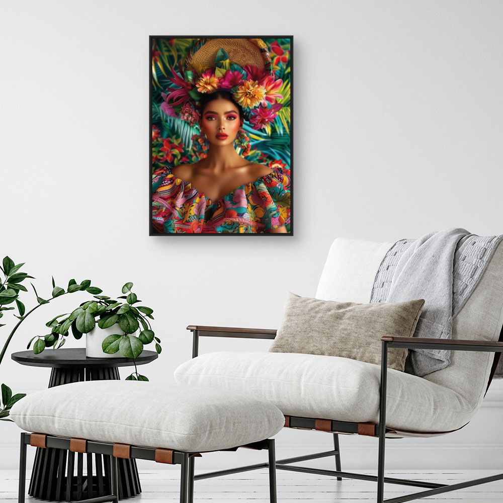 Tableau Exubérance florale