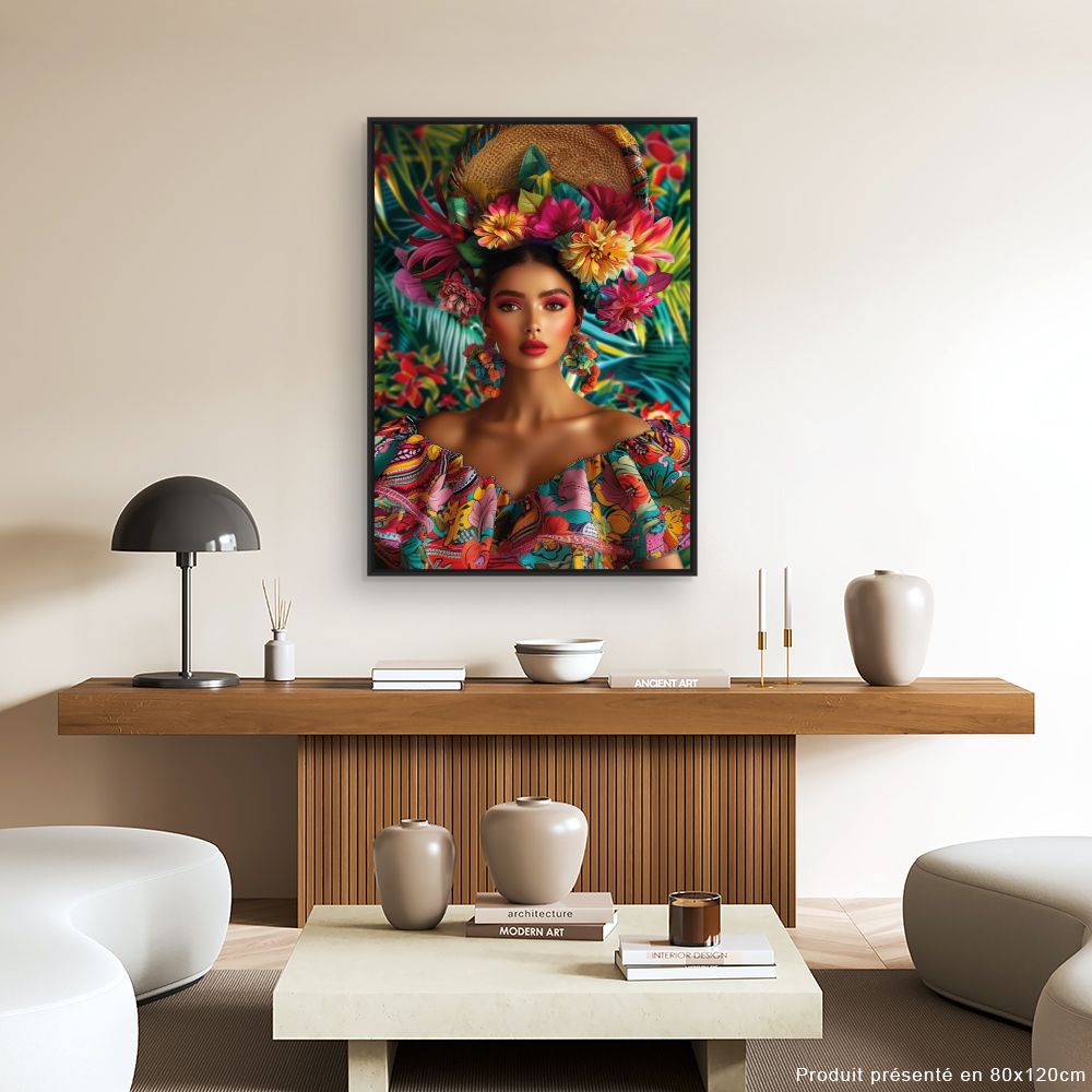 Tableau Exubérance florale