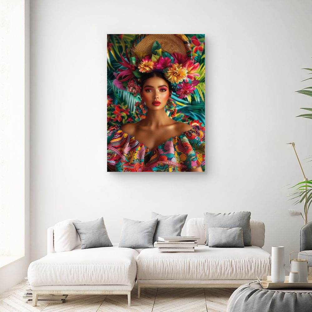 Tableau Exubérance florale