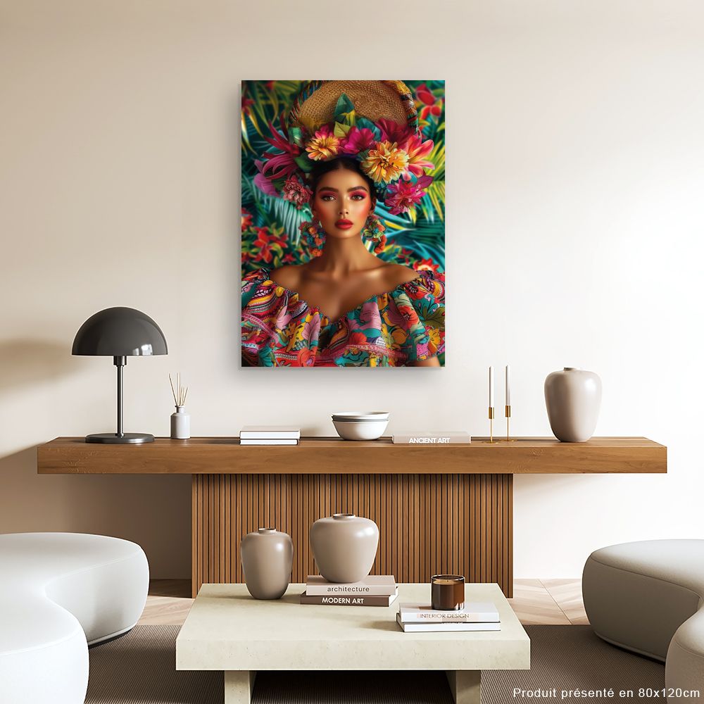 Tableau Exubérance florale