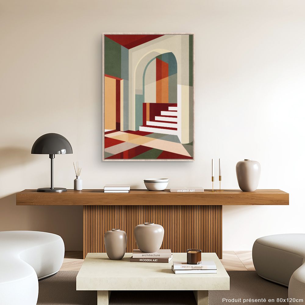 Tableau Jeu d'ombres géométrique