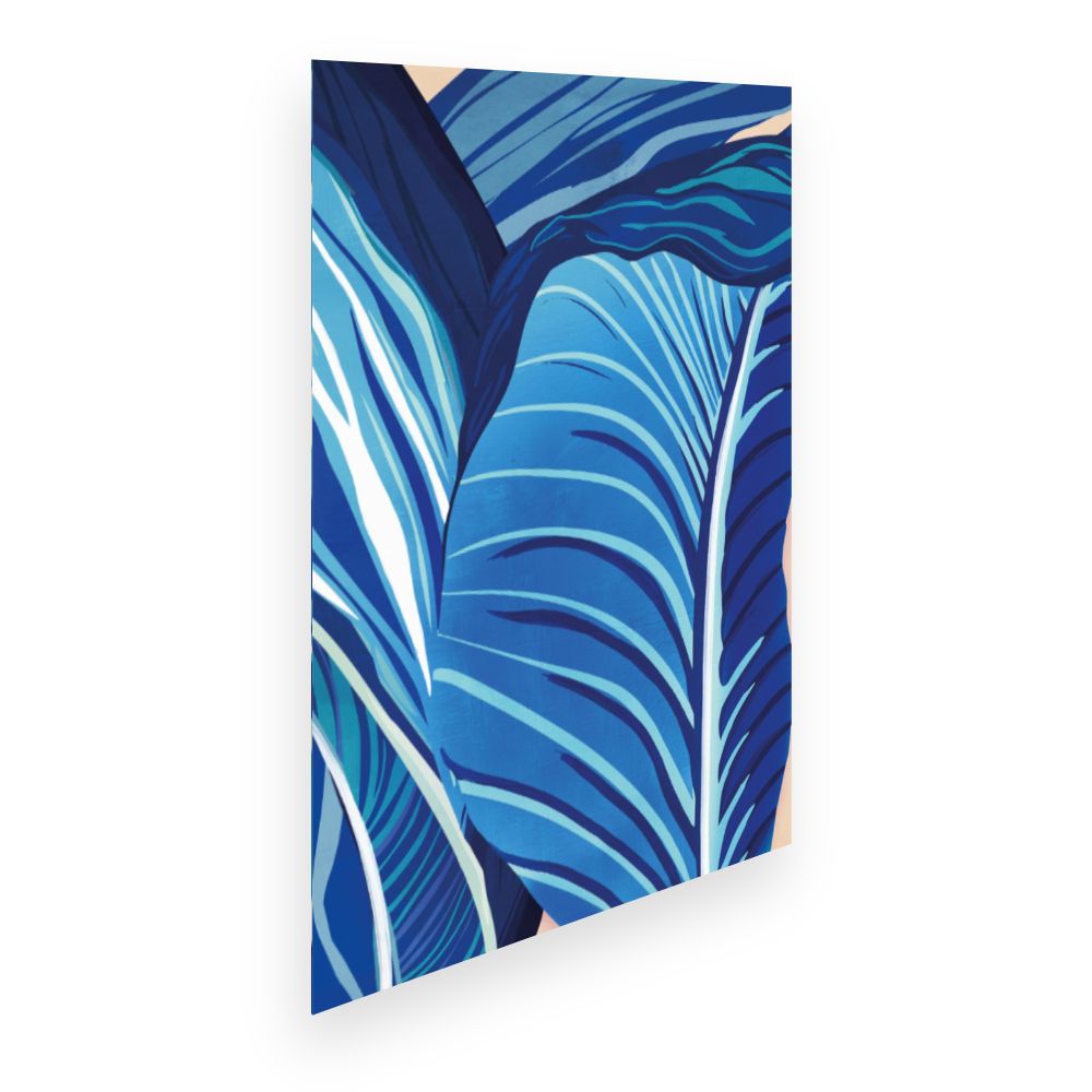 Affiche Feuilles tropicales vibrantes