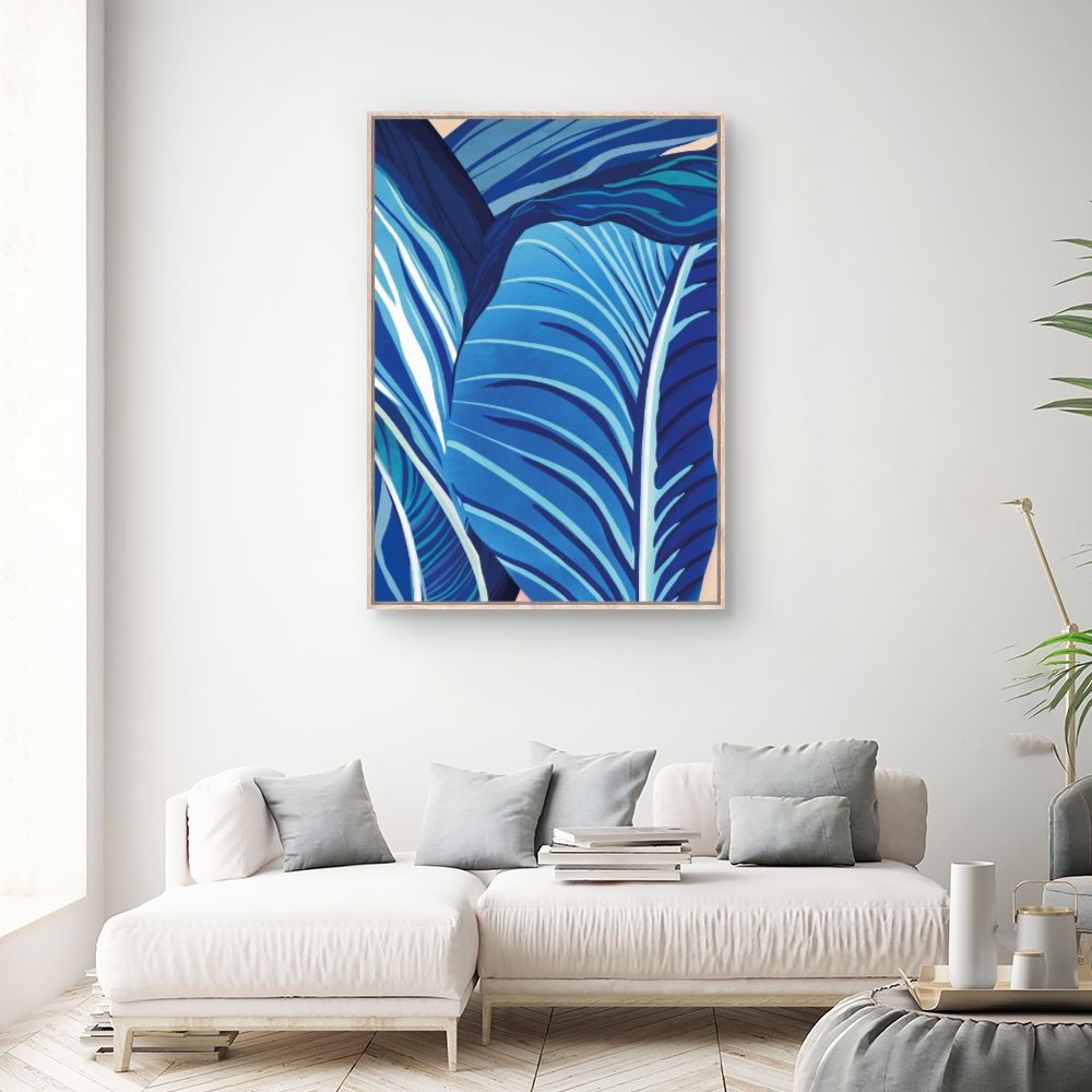 Tableau Feuilles exotiques
