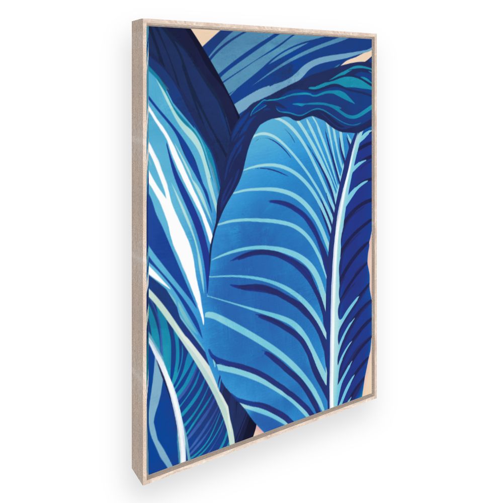 Toile Feuilles exotiques