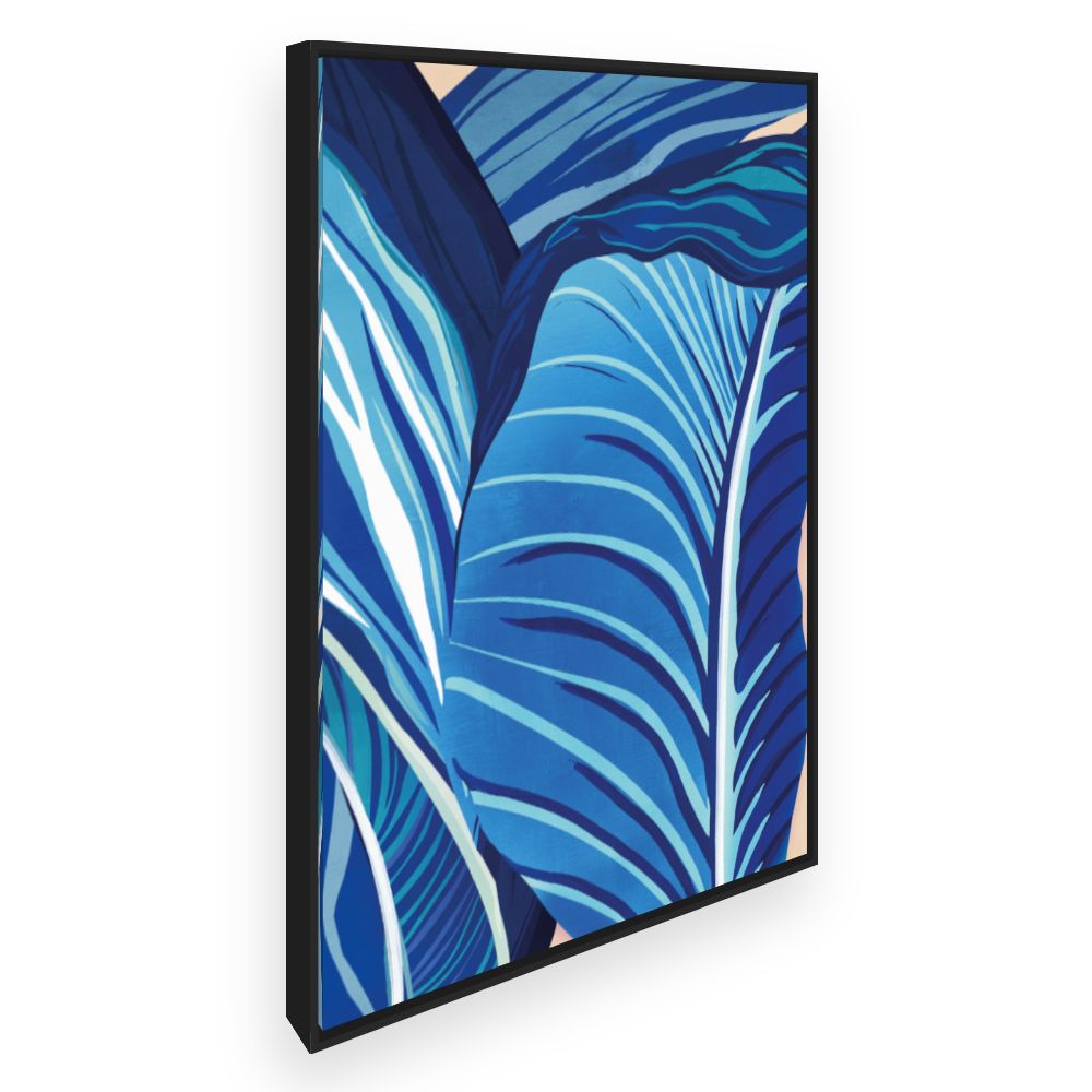 Toile Feuilles exotiques