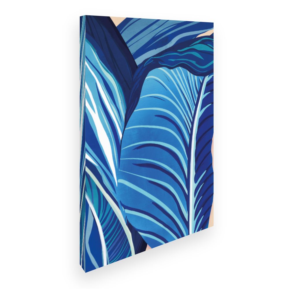 Toile Feuilles exotiques
