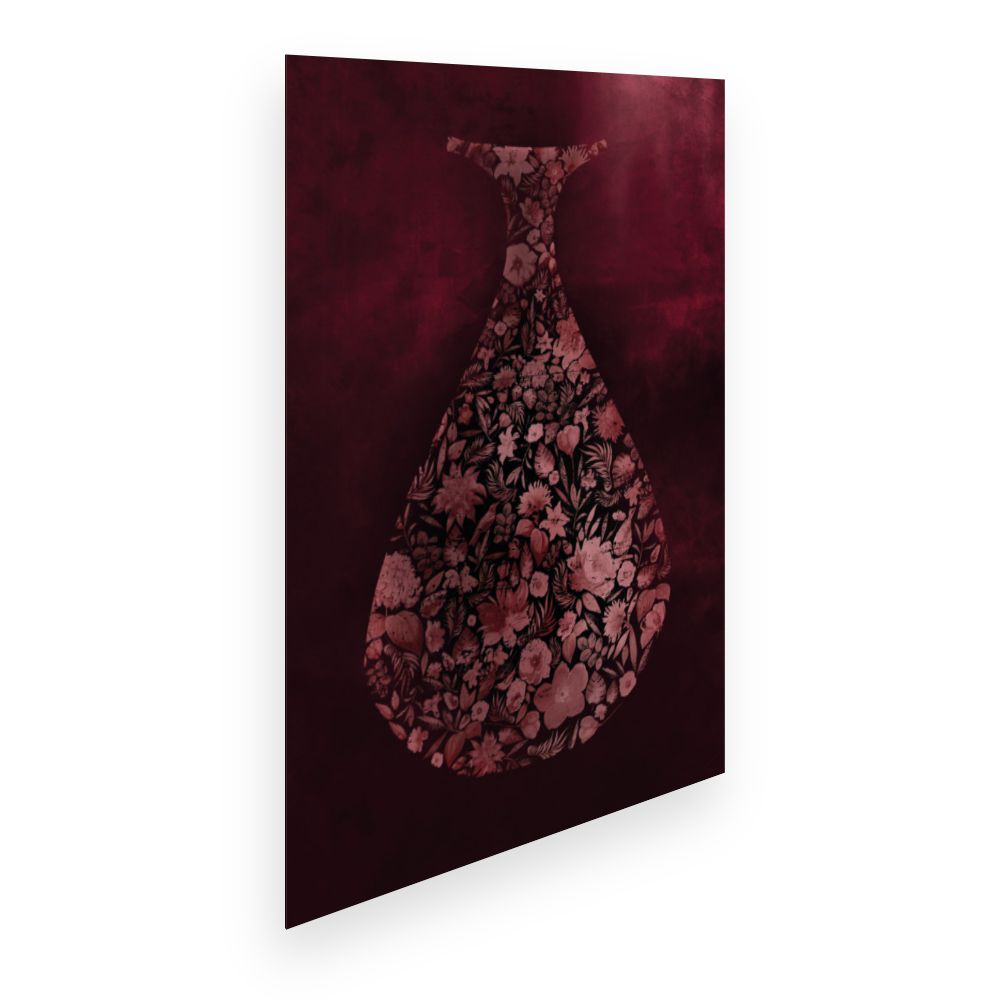 Affiche Vase floral élégant