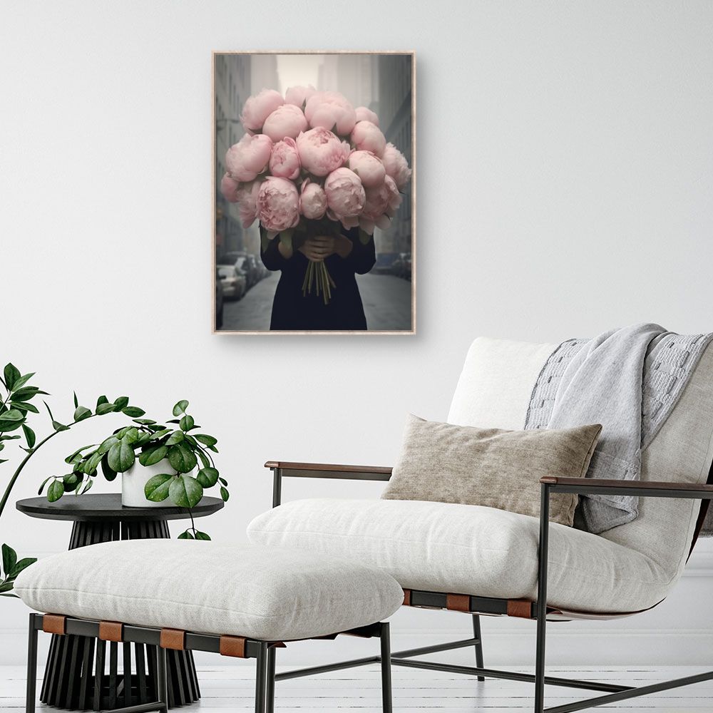 Tableau Bouquet de pivoines