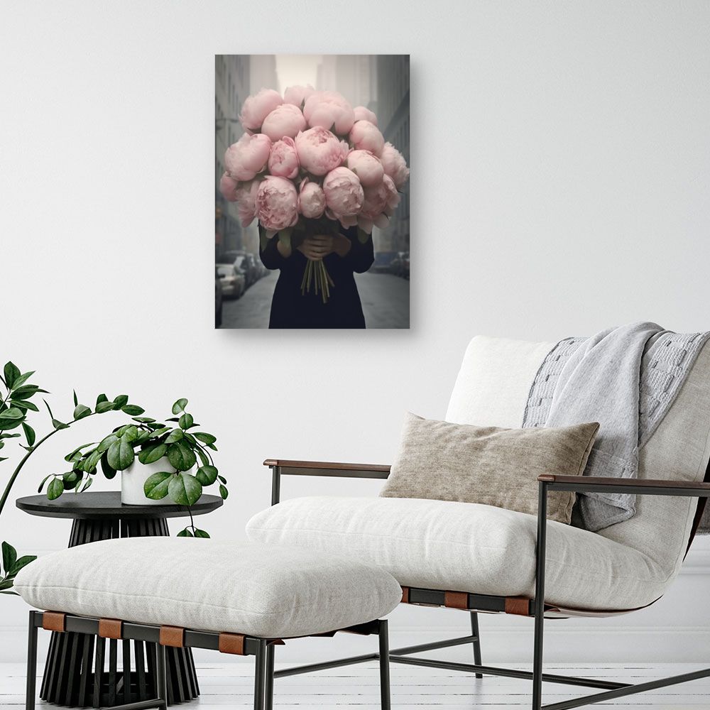 Tableau Bouquet de pivoines