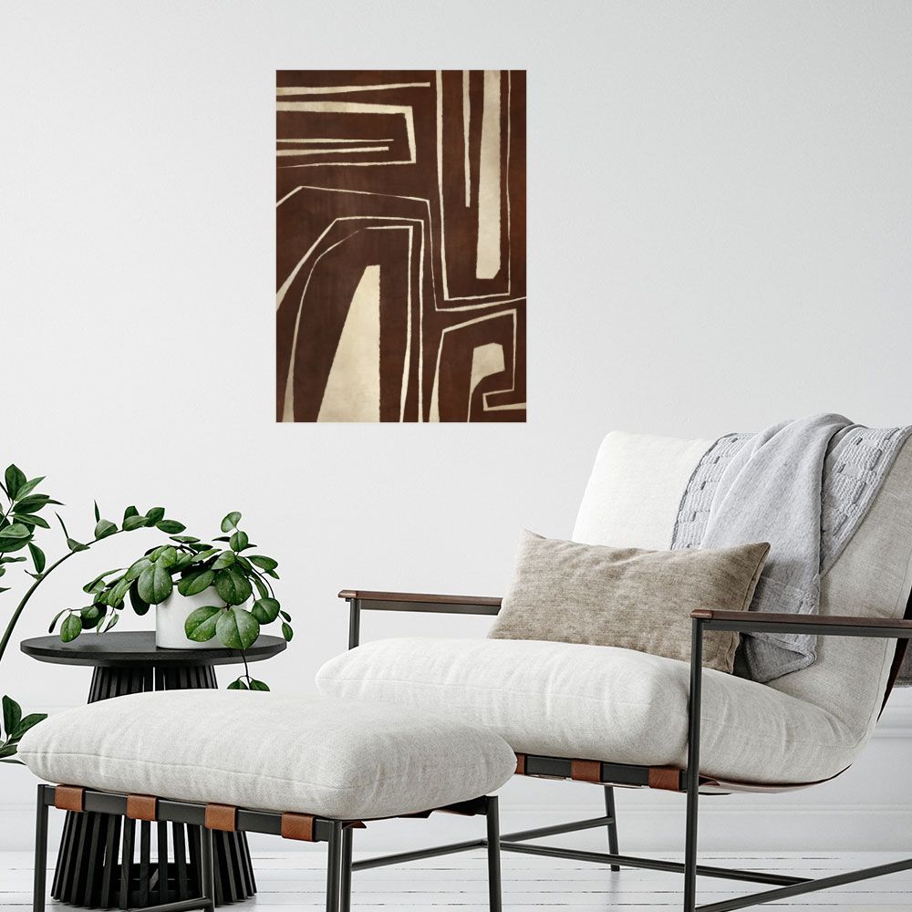 Affiche Lignes abstraites élégantes