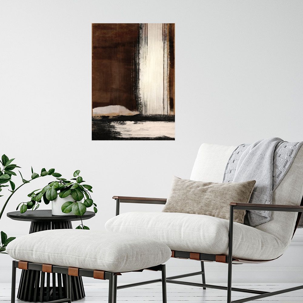 Affiche Cascade texturée