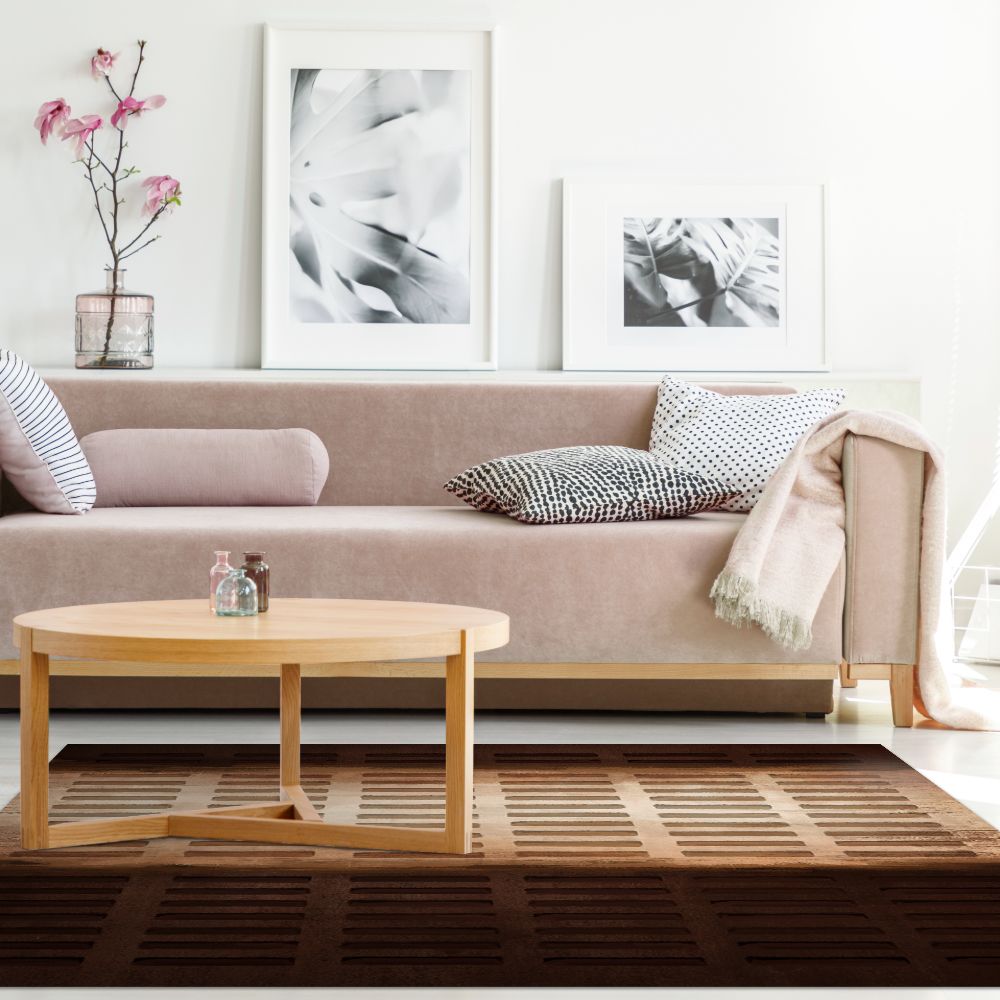 Tapis n°445 Effet bois élégant