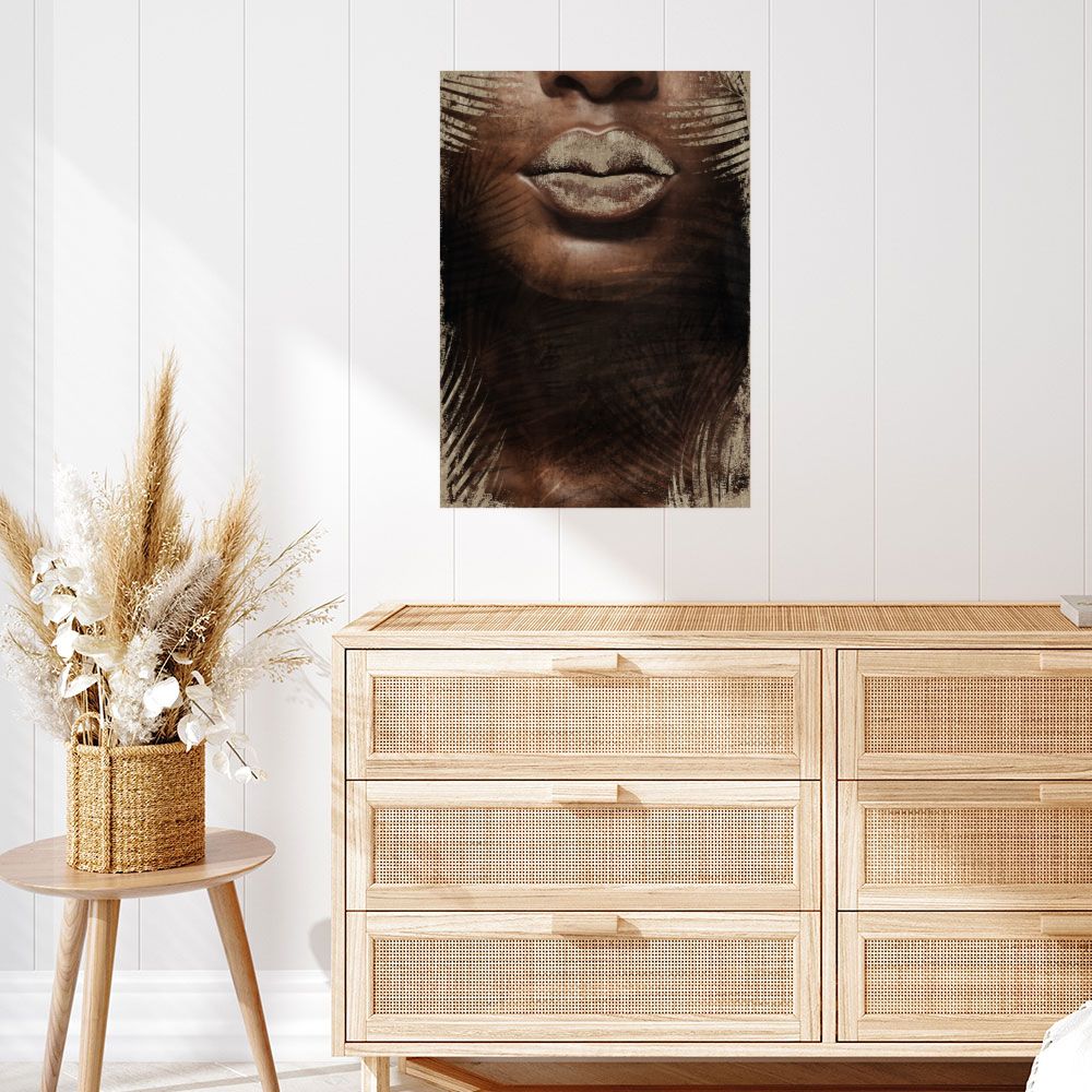 Affiche Lèvres élégantes