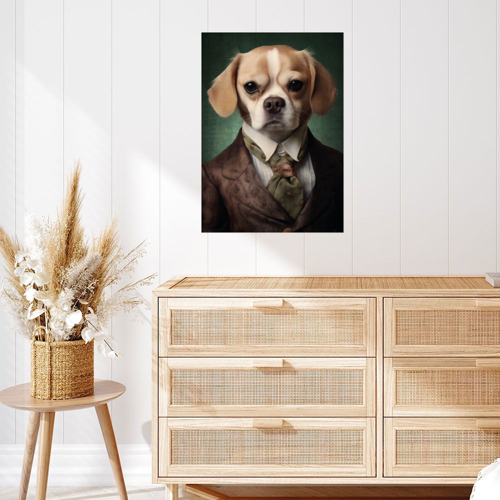 Affiche Chien élégant