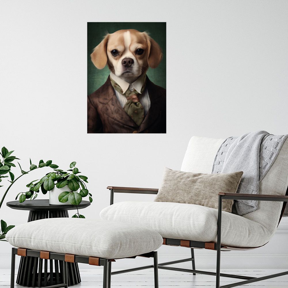 Affiche Chien élégant