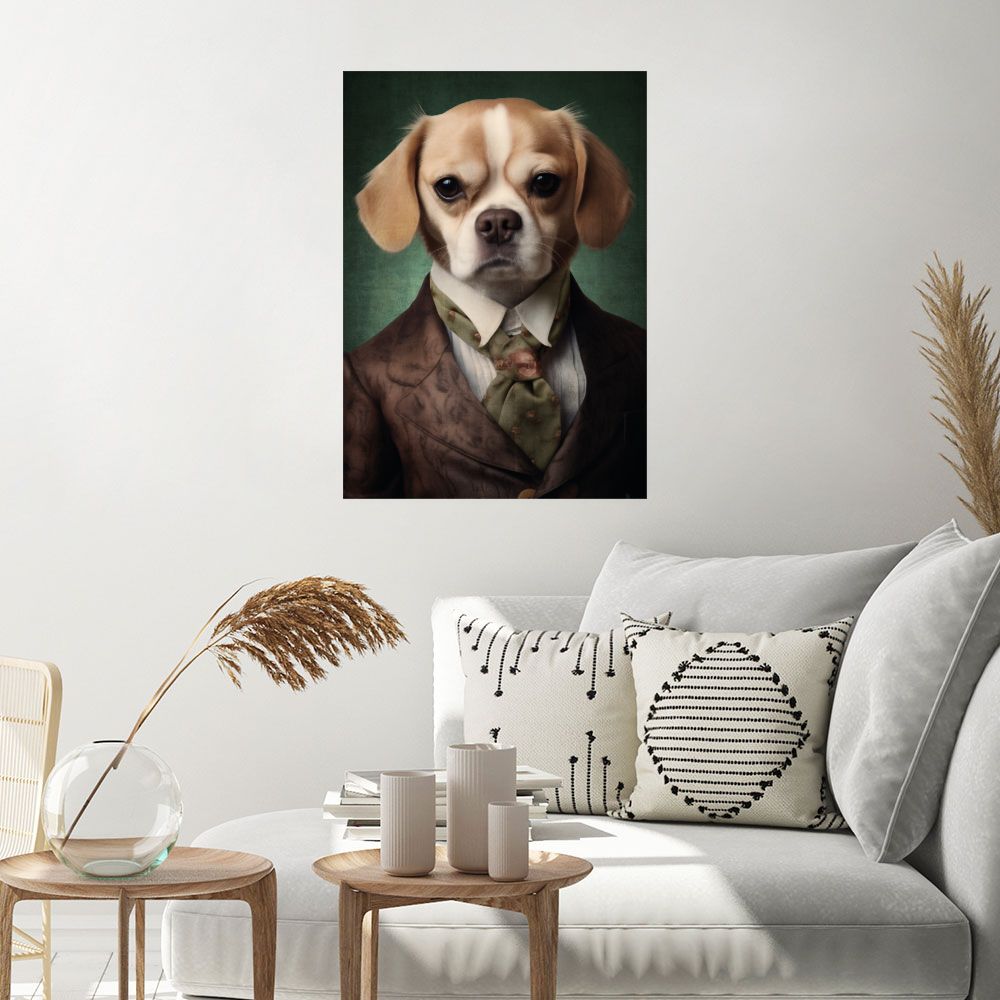 Affiche Chien élégant